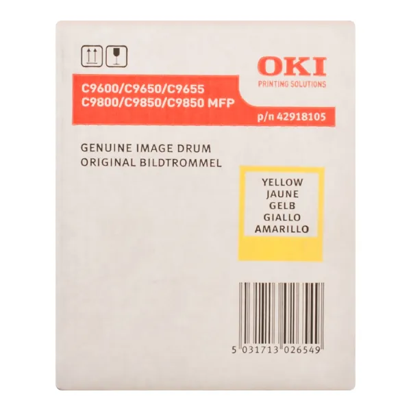 Драм-картридж C9600 жовтий Oki (42918105) - Фото 5