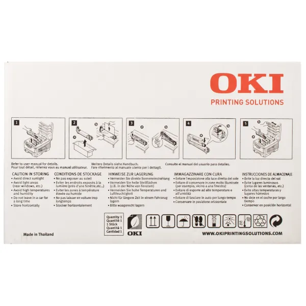 Драм-картридж C56_57 пурпуровий Oki (43381706) - Фото 5