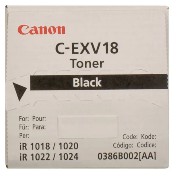 Тонер-картридж C-EXV18 черный Canon (0386B002) - Фото 2