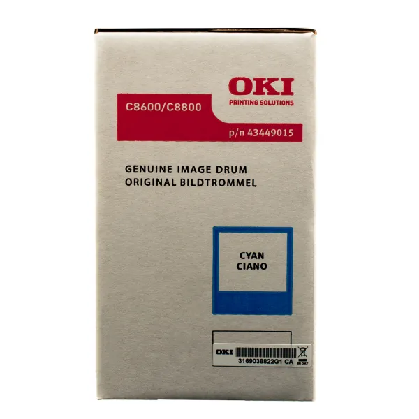 Драм-картридж C8600 блакитний Oki (43449015) - Фото 3
