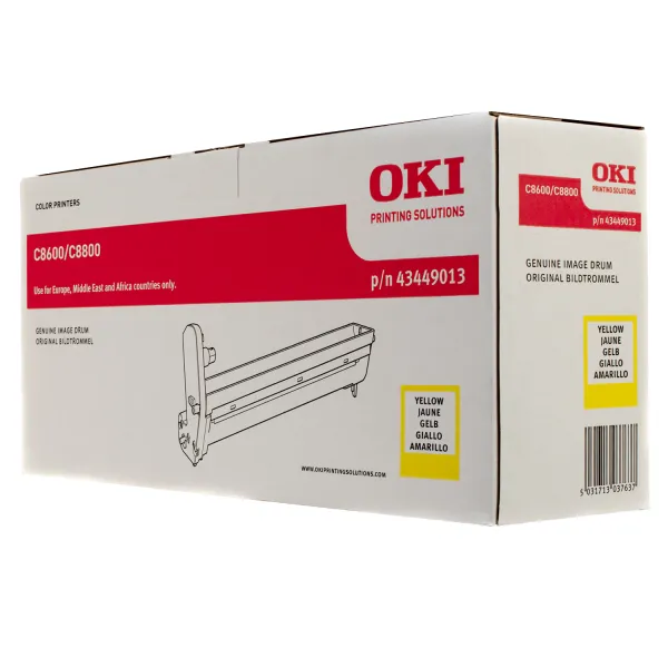 Драм-картридж C8600 жовтий Oki (43449013) - Фото 3