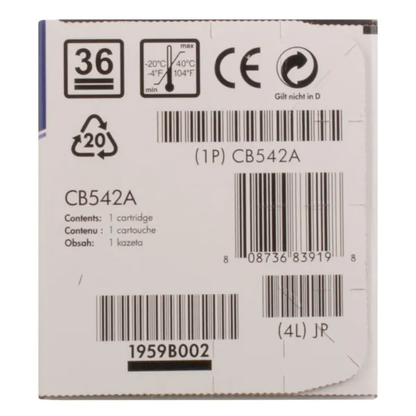 Картридж 125A желтый HP (CB542A) - Фото 6