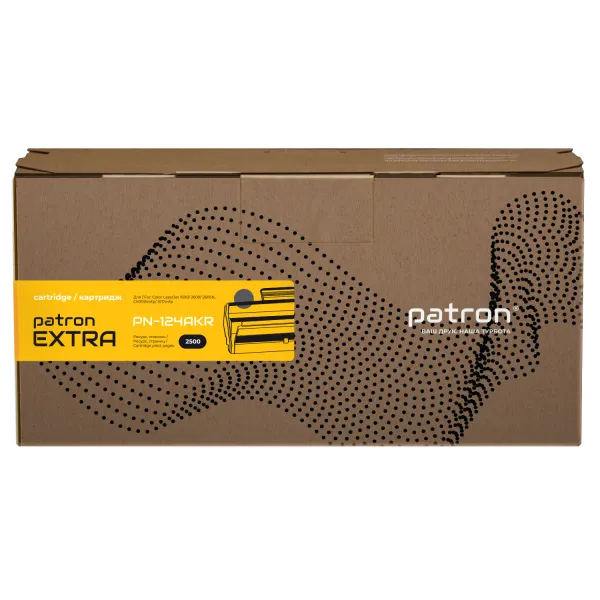 Картридж совместимый HP 124A (Q6000A) черный Extra Patron (PN-124AKR) - Фото 5