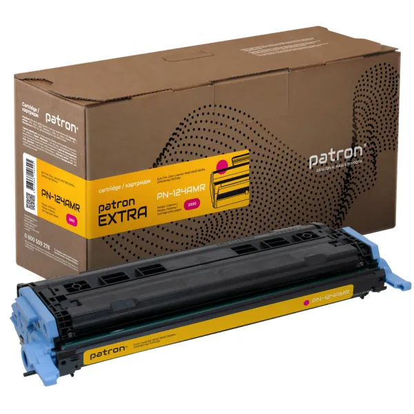 Картридж совместимый HP 124A (Q6003A) пурпурный Extra Patron (PN-124AMR)