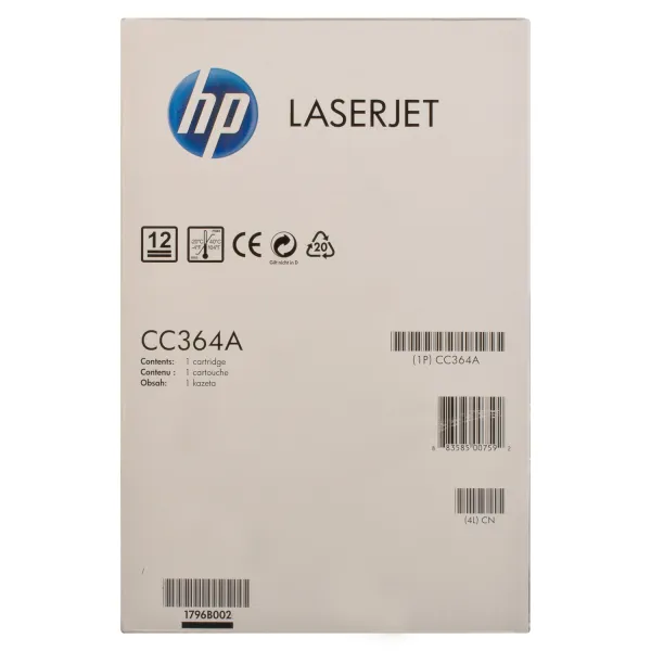 Картридж 64A черный HP (CC364A) - Фото 4