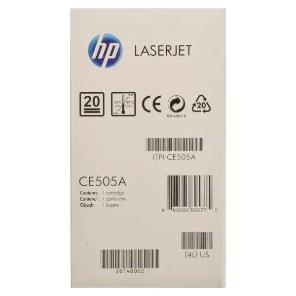 Картридж 05A чорний HP (CE505A) - Фото 2