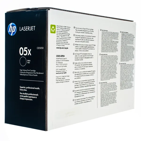 Картридж 05X черный HP (CE505X) - Фото 4
