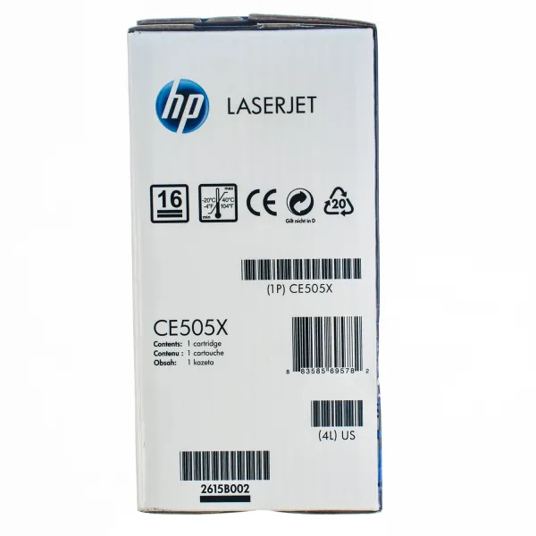 Картридж 05X черный HP (CE505X) - Фото 2