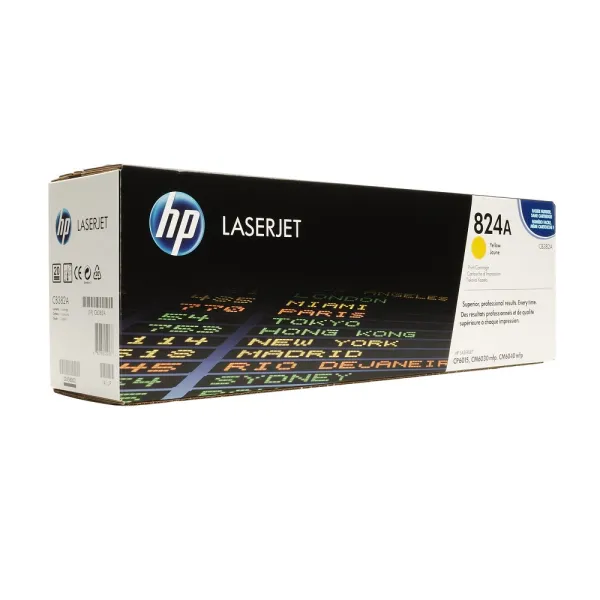 Картридж 824A желтый HP (CB382A)
