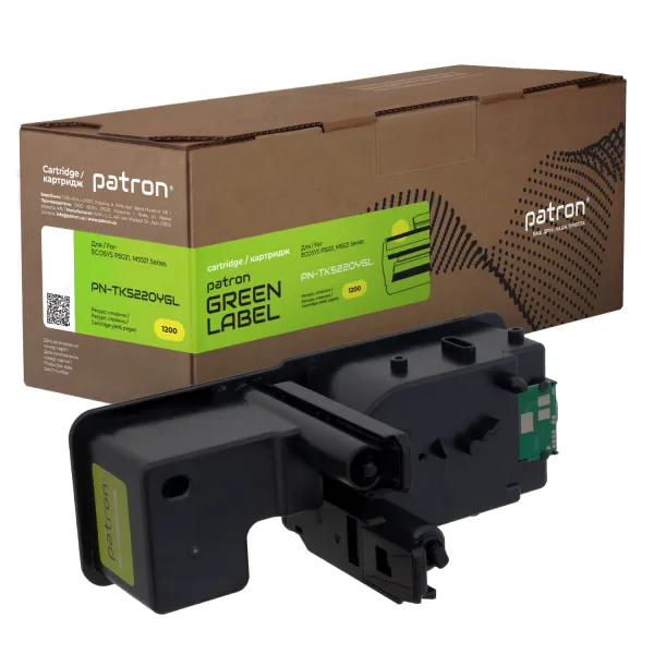 Тонер-картридж совместимый Kyocera Mita TK-5220Y желтый Green Label Patron (PN-TK5220YGL)