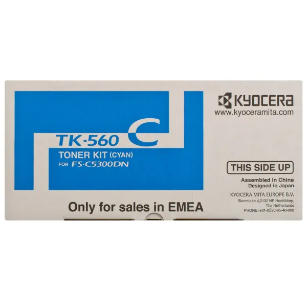 Тонер-картридж TK-560 голубой Kyocera Mita (1T02HNCEU0) - Фото 5