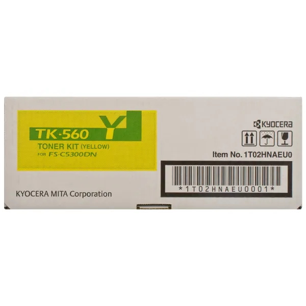Тонер-картридж TK-560 желтый Kyocera Mita (1T02HNAEU0) - Фото 3