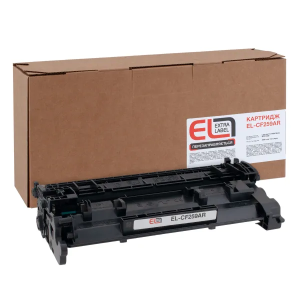 Картридж сумісний HP 59A (CF259A) з вживаним чипом Extra Label (EL-CF259AR)