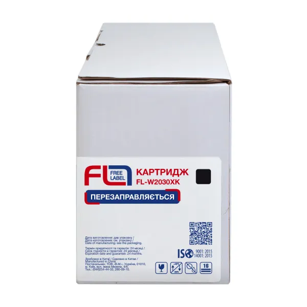 Картридж совместимый HP 415X (W2030X) черный, версия без чипа Free Label (FL-W2030XK) - Фото 3