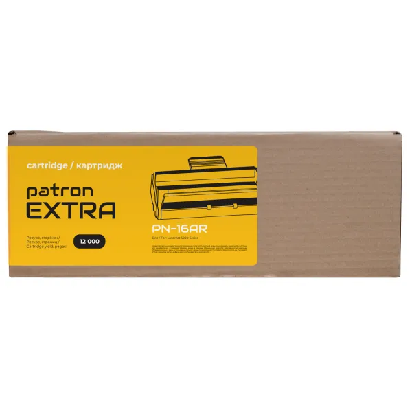 Картридж совместимый HP 16A (Q7516A) Extra Patron (PN-16AR) - Фото 3