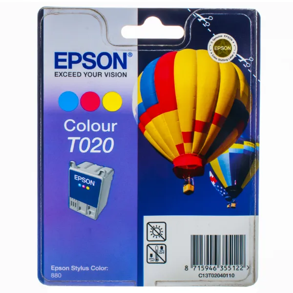 Картридж T020401 цветной Epson