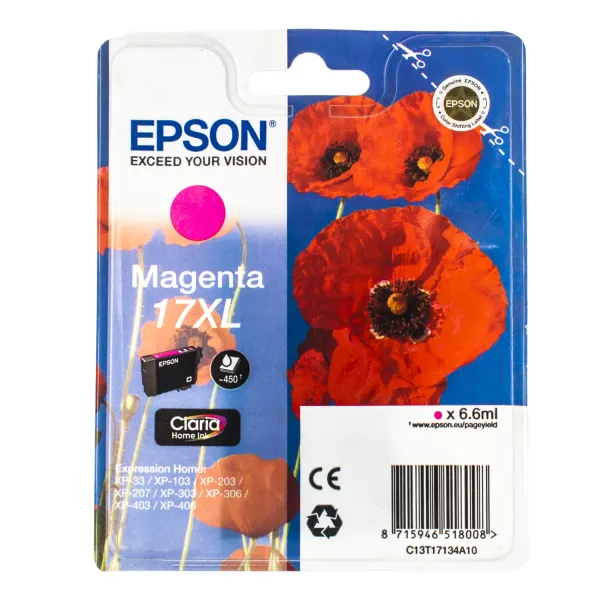 Картридж T17134A пурпурный Epson (C13T17134A10)