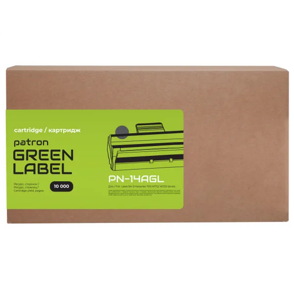 Картридж совместимый HP 14A (CF214A) Green Label Patron (PN-14AGL) - Фото 2