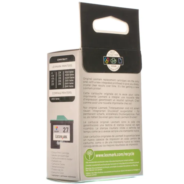 Картридж №27X кольоровий Lexmark (10NX227) - Фото 4
