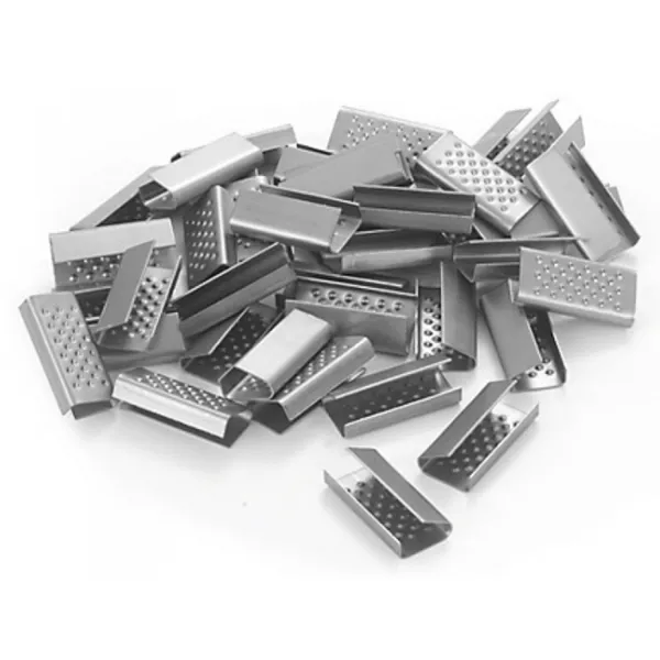 Скоба металическая ленты PP, 13мм, упаковка 3000шт. - Фото 3