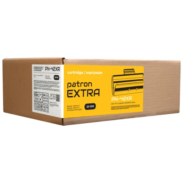 Картридж совместимый HP 42X (Q5942X) Patron Extra (PN-42XR)