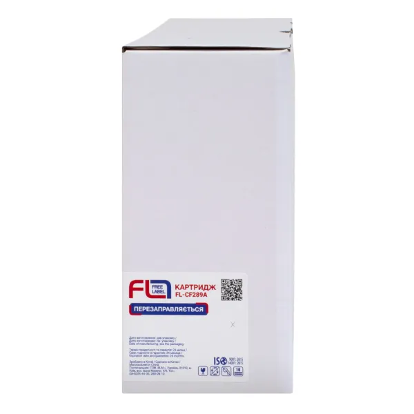 Картридж совместимый HP 89A (CF289A) без чипа Free Label (FL-CF289A) - Фото 2