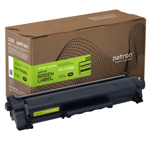 Тонер-картридж совместимый Brother TN-13 Green Label Patron (PN-TN13GL)