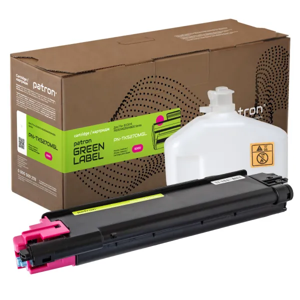 Тонер-картридж совместимый Kyocera Mita TK-5270M пурпурный Green Label Patron (PN-TK5270MGL)