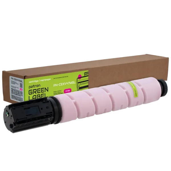 Тонер-картридж совместимый Canon C-EXV47 Green Label, пурпурный Patron (PN-CEXV47MGL)