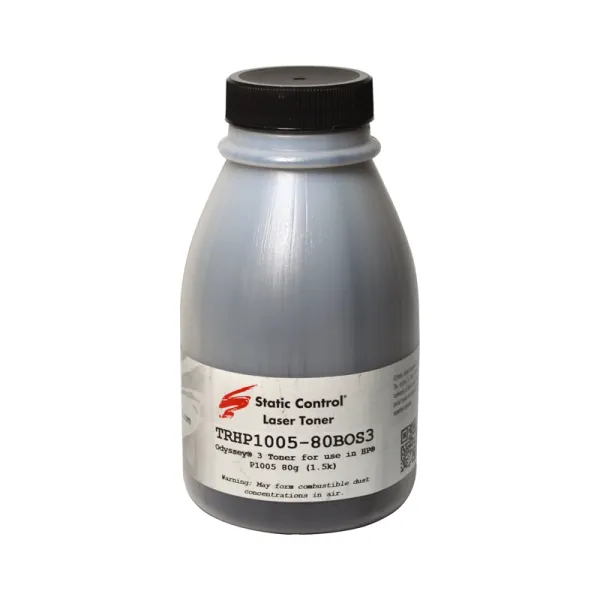 Тонер HP LJ P1005 флакон, 80 г SCC (TRHP1005-80BOS2/TRHP1005-80BOS3)