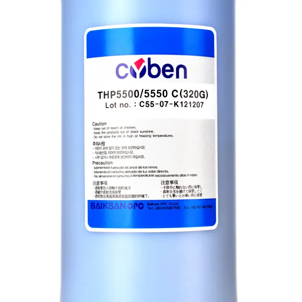 Тонер HP CLJ 5500 флакон, 320г, голубой Hanp - Фото 3