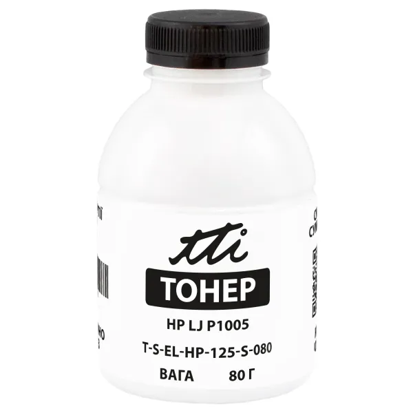 Тонер HP LJ P1005 флакон, 80 г TTI (TSM-T125-S-080)