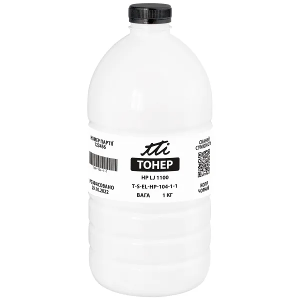 Тонер HP LJ 1100 флакон, 1 кг TTI (TSM-104-1-1)