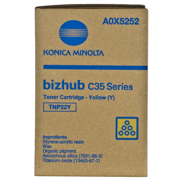 Тонер-картридж TNP-22Y желтый Konica Minolta (A0X5252) - Фото 2
