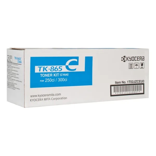 Тонер-картридж TK-865 голубой Kyocera Mita (1T02JZCEU0)