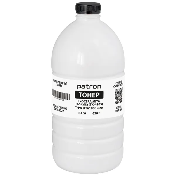 Тонер Kyocera Mita Taskalfa 1800 флакон, 620 г Patron (PN-KTA1800-620)