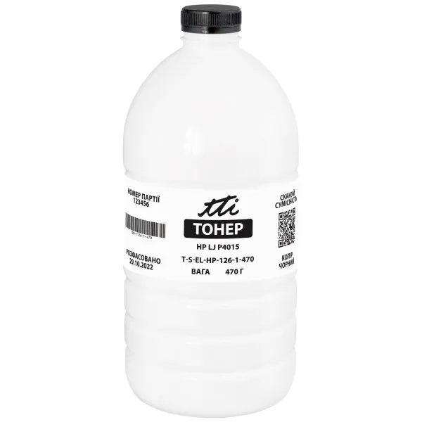 Тонер HP LJ P4015 флакон, 470 г TTI (TSM-T126-1-470)