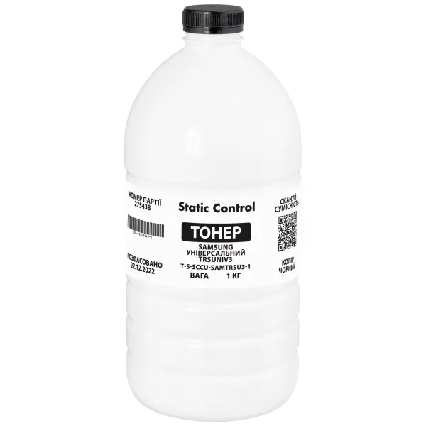 Тонер Samsung универсальный TRSUNIV3 флакон, 1 кг SCC (TSM-TRSUNIV3-1)