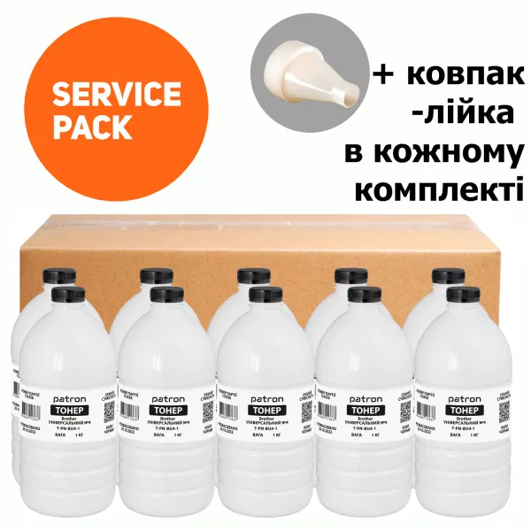 Тонер Brother универсальный №4 Service Pack, флакон 10x1 кг Patron (PN-BU4-10SP)