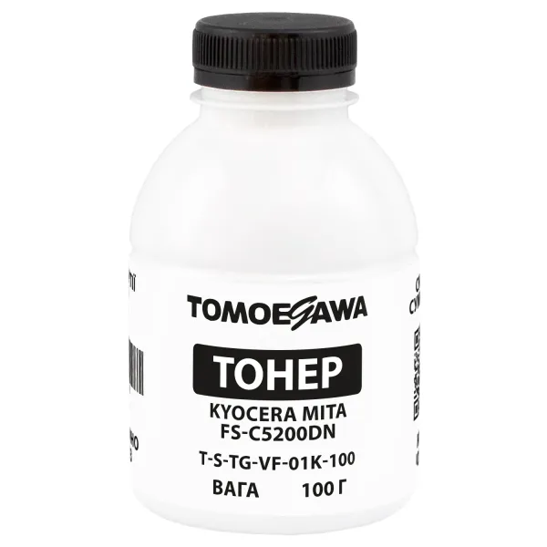 Тонер Kyocera Mita FS-C5200DN флакон, 100 г, черный Tomoegawa (TSM-VF-01K-100)