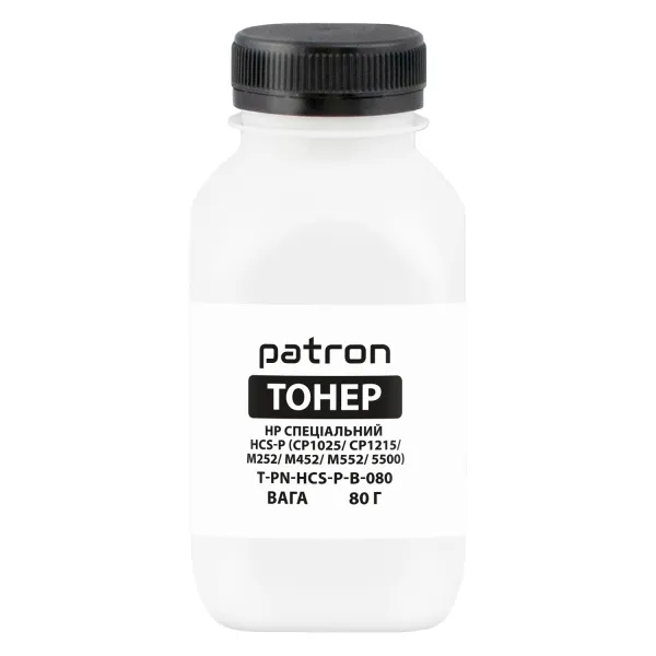 Тонер HP специальный HCS-P флакон, 80 г, черный Patron (PN-HCS-P-B-080)