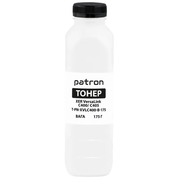 Тонер XER VersaLink C400/C405 флакон, 175 г, черный Patron (PN-XVLC400-B-175)
