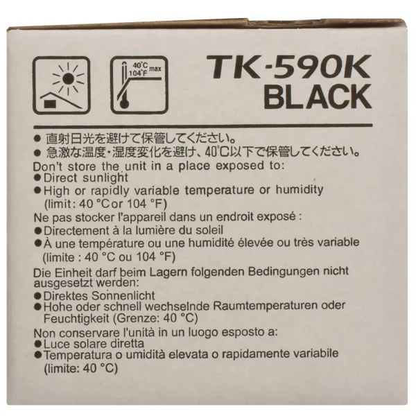 Тонер-картридж TK-590K чорний Kyocera Mita (1T02KV0NL0) - Фото 2