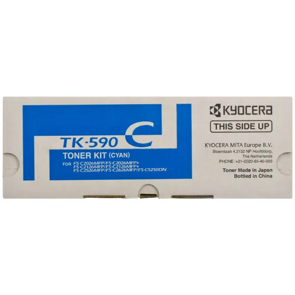 Тонер-картридж TK-590C голубой Kyocera Mita (1T02KVCNL0) - Фото 4