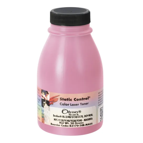 Тонер Brother HL-L3170 флакон, 50 г, пурпурный SCC (B3170-50B-MAOS)
