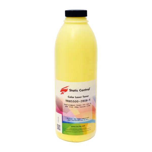 Тонер HP CLJ 5500 флакон, 280 г, желтый SCC (TRH5500-280B-Y)