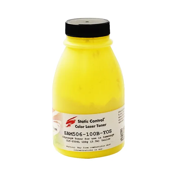 Тонер Samsung CLP-680 флакон, 100 г, желтый SCC (SAM506-100B-YOS)