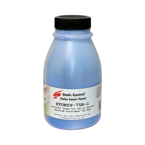 Тонер Kyocera Mita универсальный KYUNIV флакон, 75 г, голубой SCC (KYUNIV-75B-C)