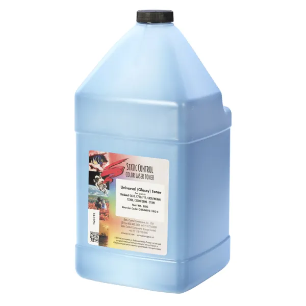 Тонер Oki универсальный OKIUNIV2 флакон, 1 кг, голубой SCC (OKIUNIV2-1KG-C)