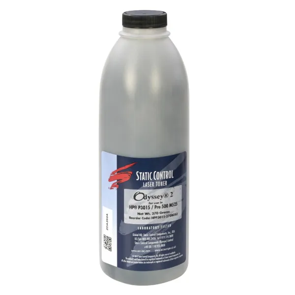 Тонер HP LJ P3015 флакон, 270 г SCC (HPP3015-270BOS2)